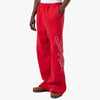 4YE Signature Wide Pant / Red / White 2