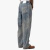 thisisneverthat Pantalon Double Genoux Blanchi / Beu 3
