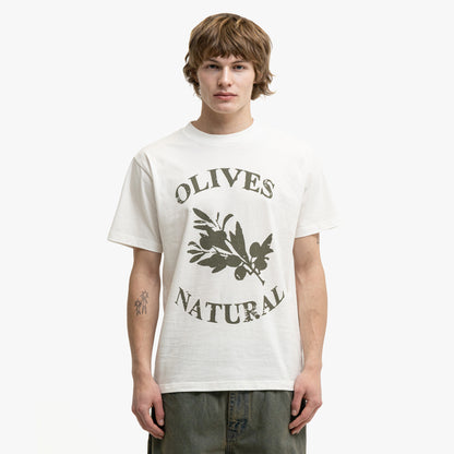 Museum Of Peace & Quiet T-Shirt Olive Blanc