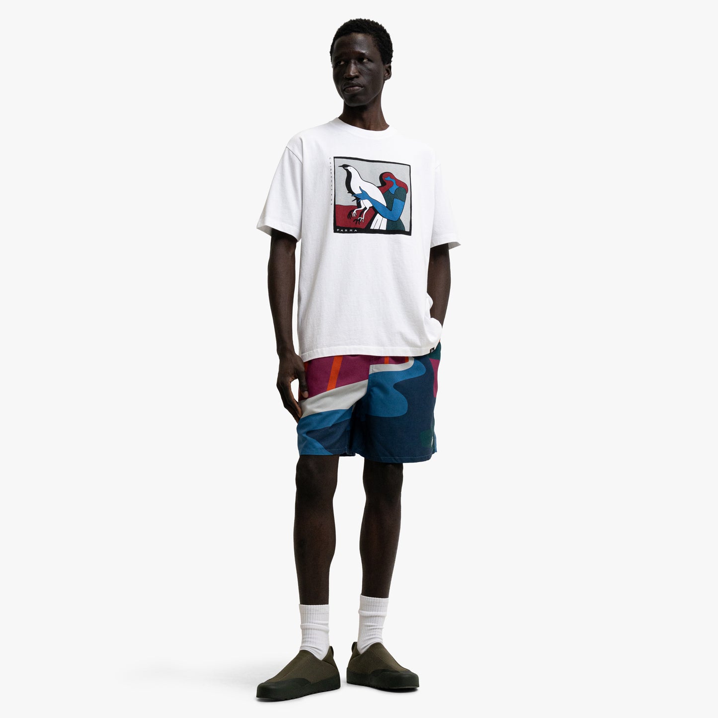 by Parra Look At It T-Shirt Blanc