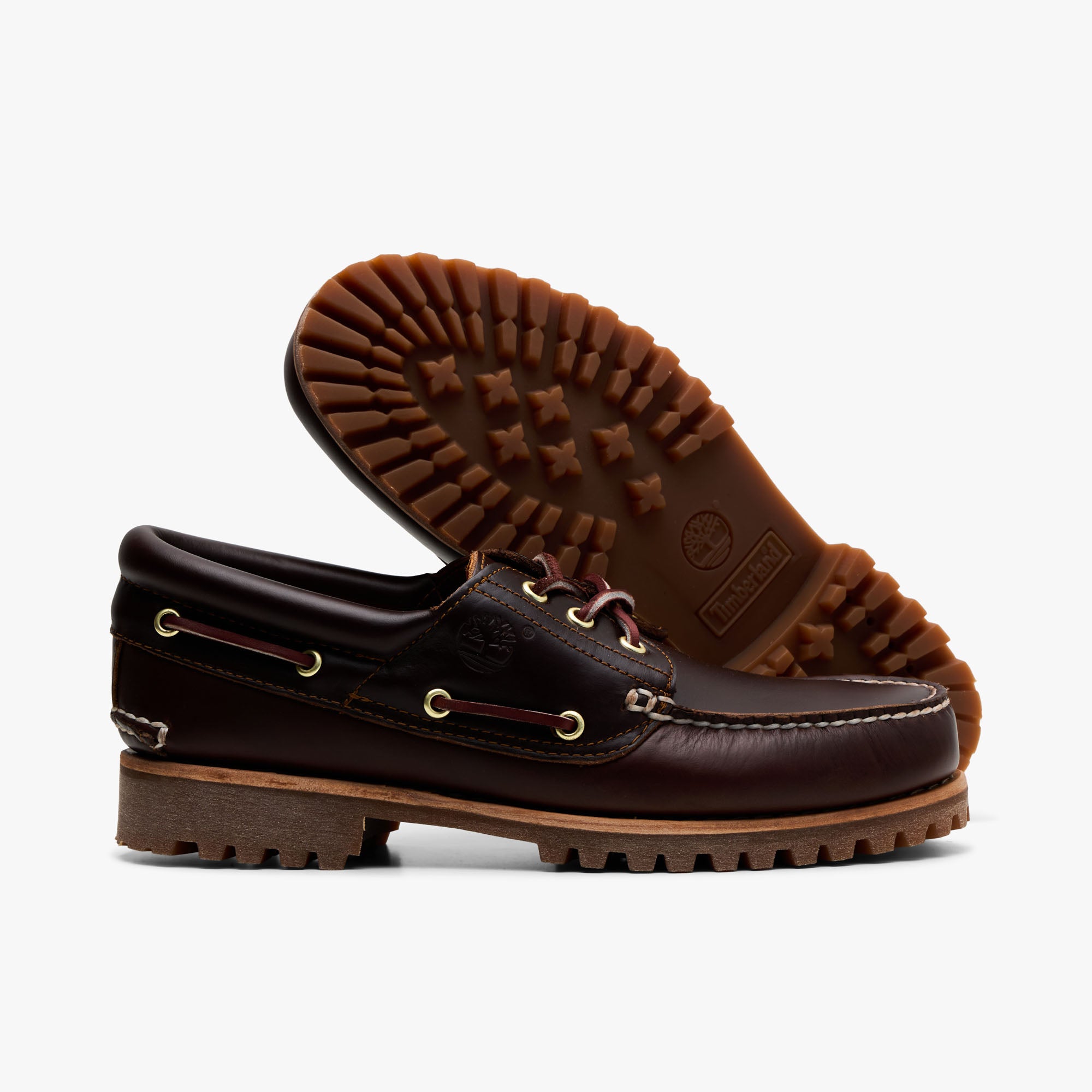 Timberland 3-Eye Boat Shoe Brown Leather – Livestock