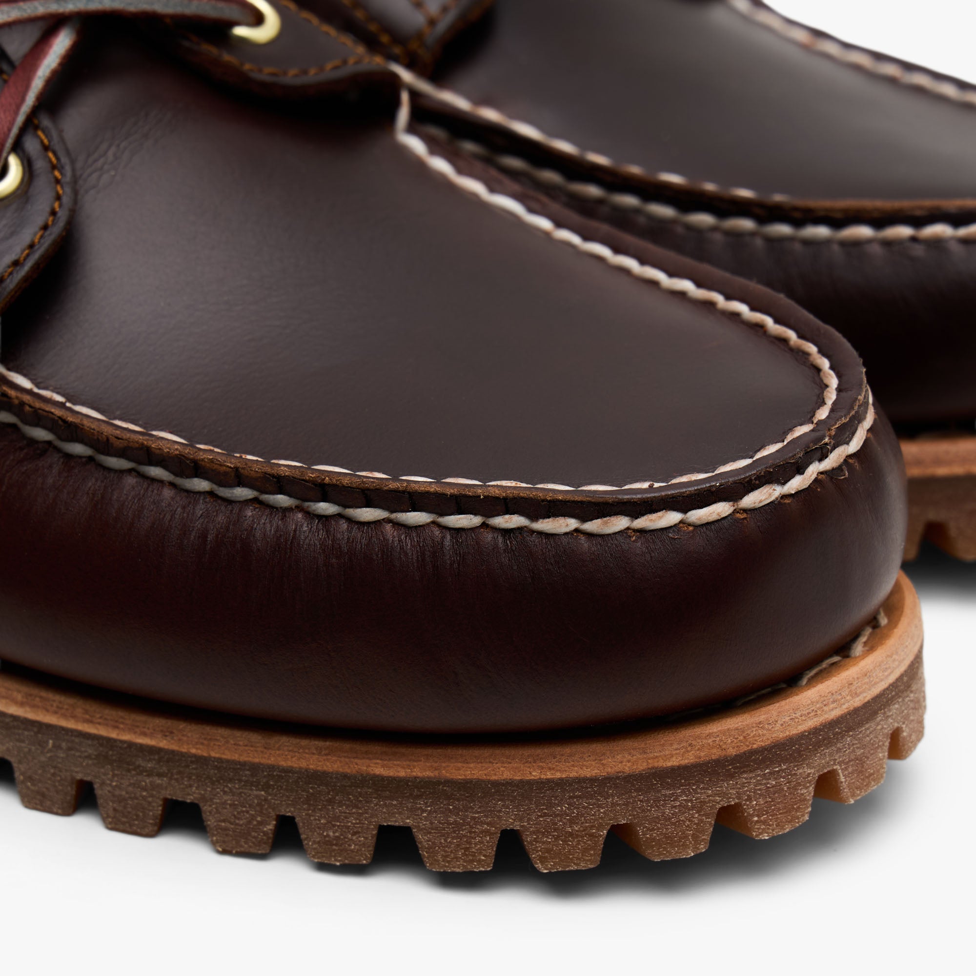 Timberland 3-Eye Boat Shoe Brown Leather – Livestock