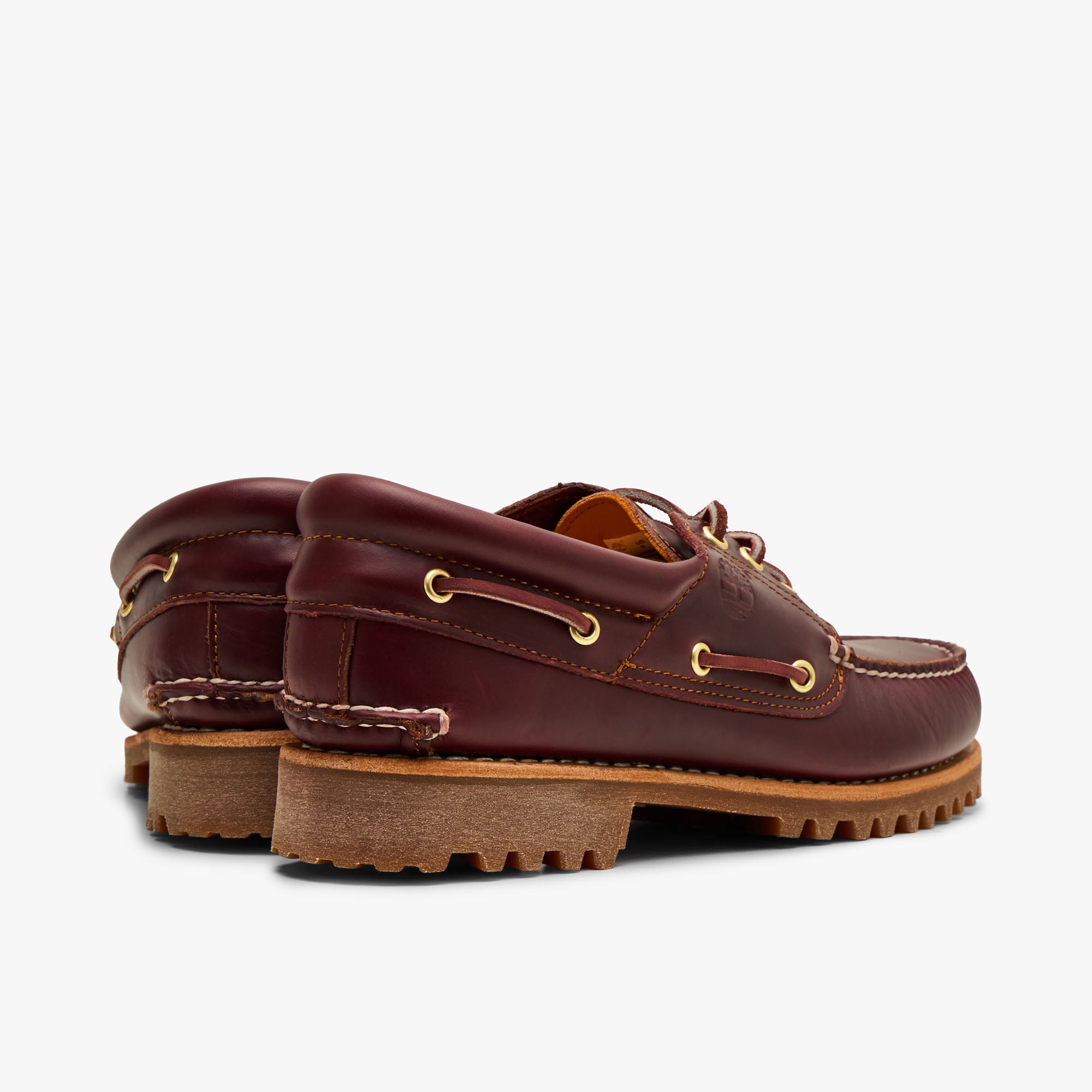 靴 Timberland Authentic 3eye Boat Shoe 9 Timberland Authentic 3-Eye Boat Shoe / Burgundy Full Grain – Livestock
