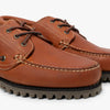 Timberland Authentic 3-Eye Chaussure de bateau / Orange Plein Grain 7