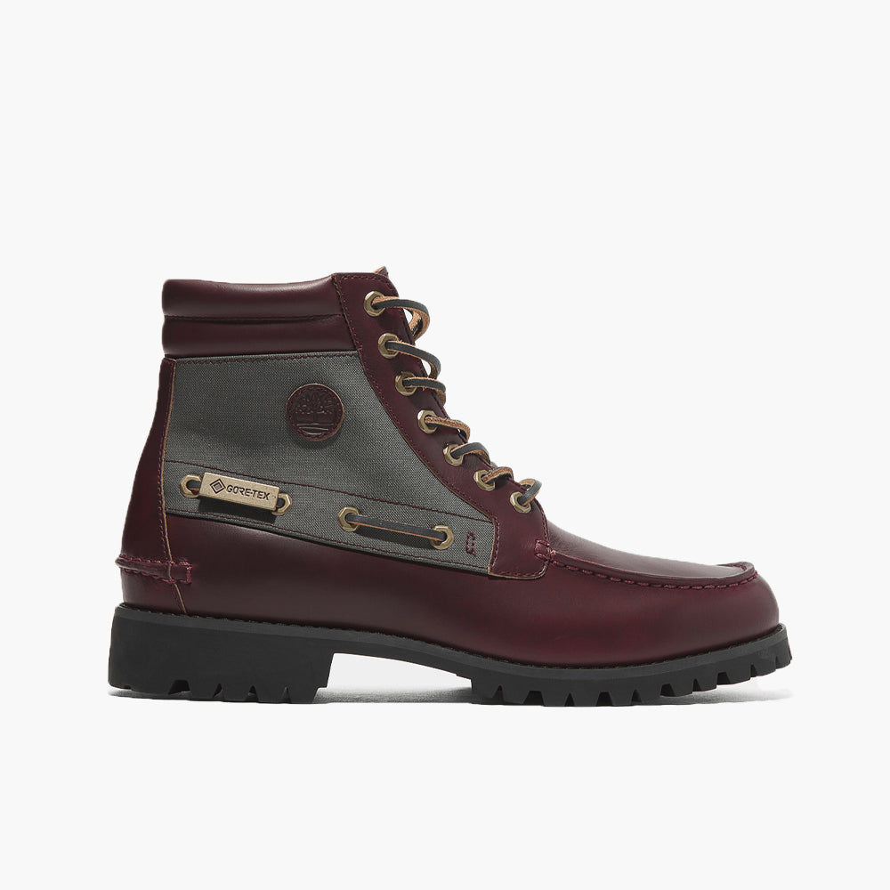 Timberland 7 Eye Vibram GORE-TEX Plein Grain Rouge Foncé - High Top  1