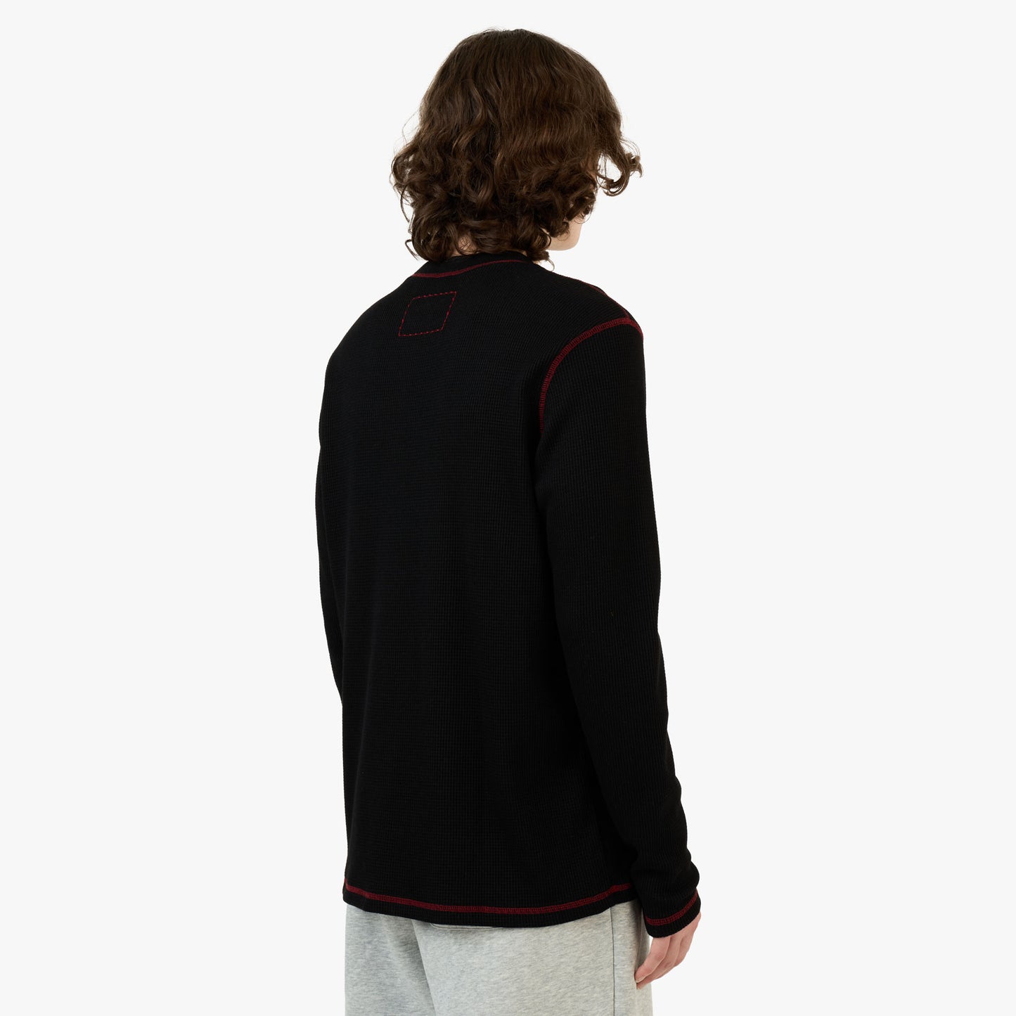 4YE Signature Waffle Top Black / Red