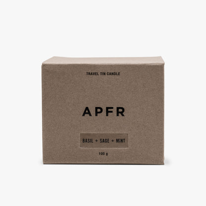 APFR Tin Candle Basil / Sage / Mint