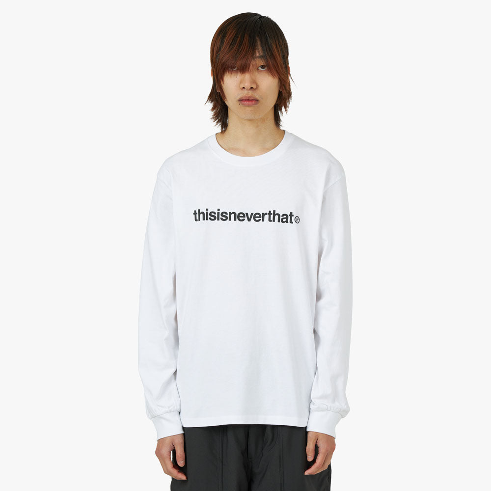 thisisneverthat T-Logo Long Sleeve T-shirt / White – Livestock