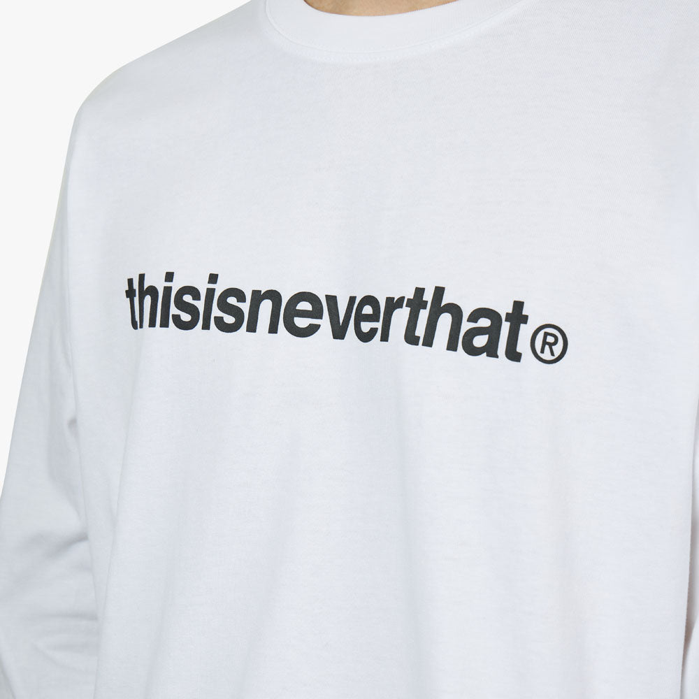 thisisneverthat T-Logo Long Sleeve T-shirt / White – Livestock