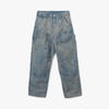 thisisneverthat Bleached Double Knee Pant / Blue 6