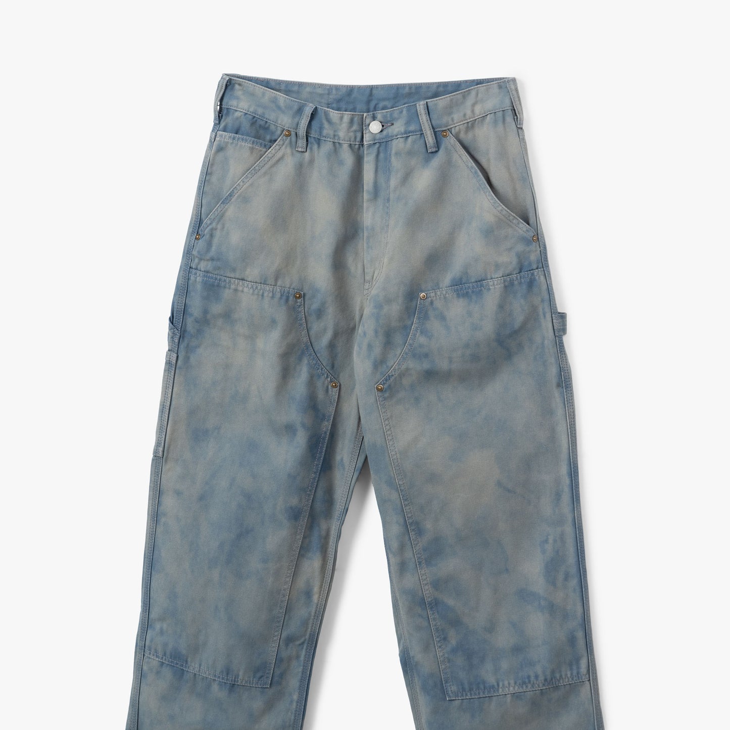thisisneverthat Pantalon Double Genoux Blanchi / Beu