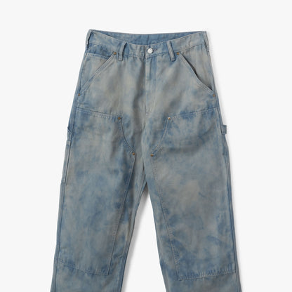 thisisneverthat Pantalon Double Genoux Blanchi / Beu