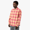 thisisneverthat Shadow Plaid Flannel Shirt / Pink 2