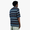 Polo en maille rayé à manches courtes thisisneverthat / Bleu marine foncé 3