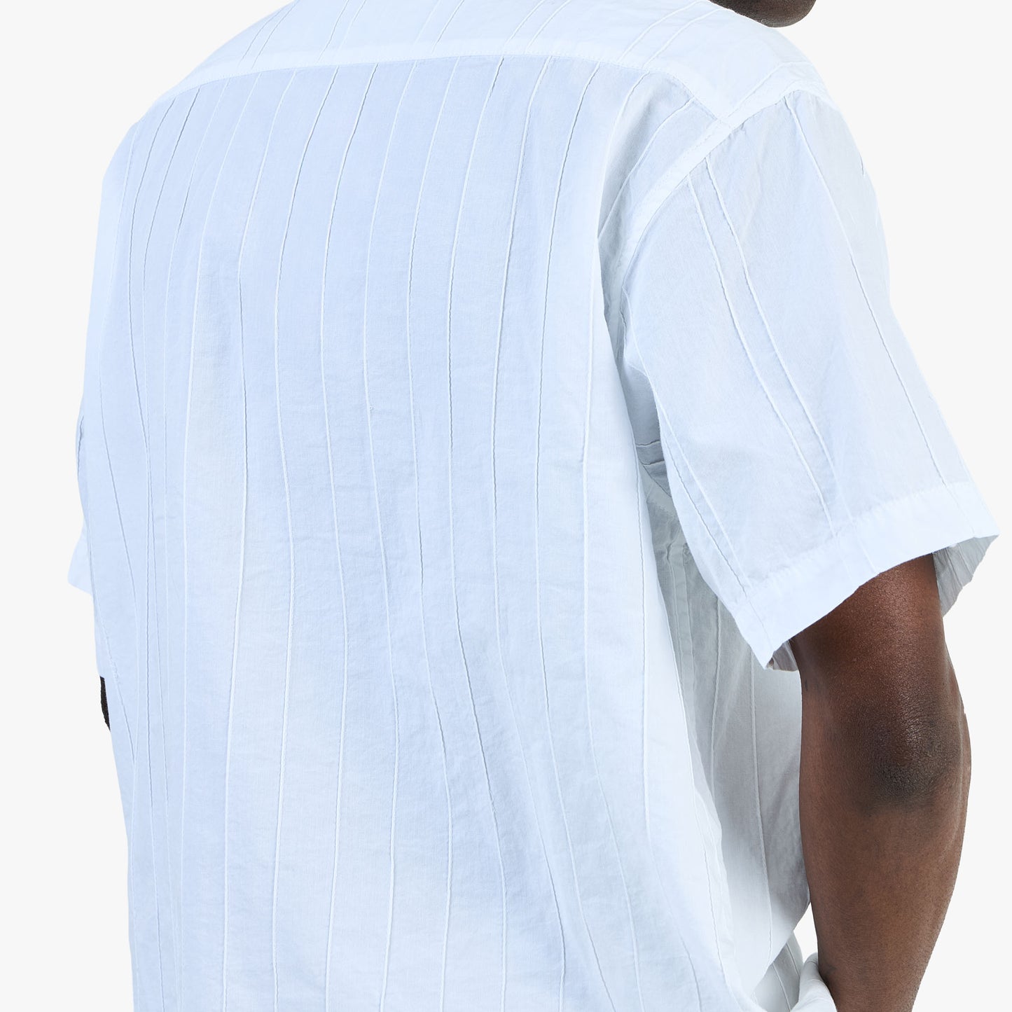 Chemise plissée à manches courtes thisisneverthat Crazy / Blanc