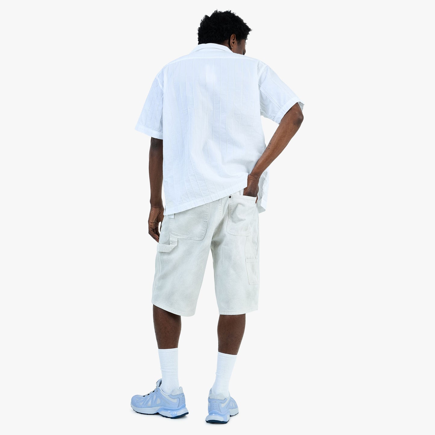 Chemise plissée à manches courtes thisisneverthat Crazy / Blanc