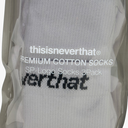 thisisneverthat SP-Logo Socks 3Pack / White