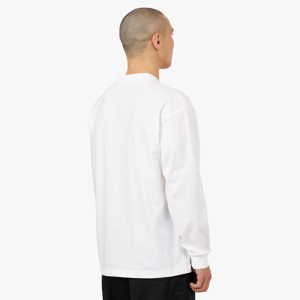 The Trilogy Tapes Block Ice Longsleeve / White