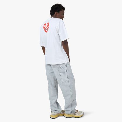 The Trilogy Tapes TTT Heart T-Shirt / White