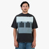 The Trilogy Tapes Block T-Shirt / Black Acid Wash 1