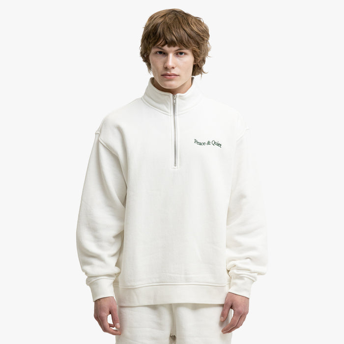 Museum Of Peace & Quiet Quarter Zip Up White 1