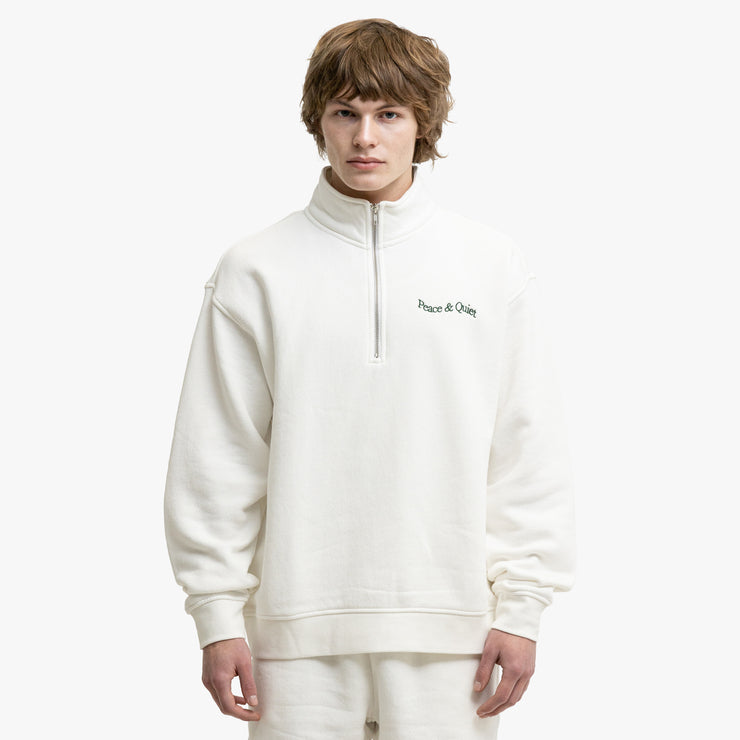 Museum Of Peace & Quiet Quarter Zip Up White 1