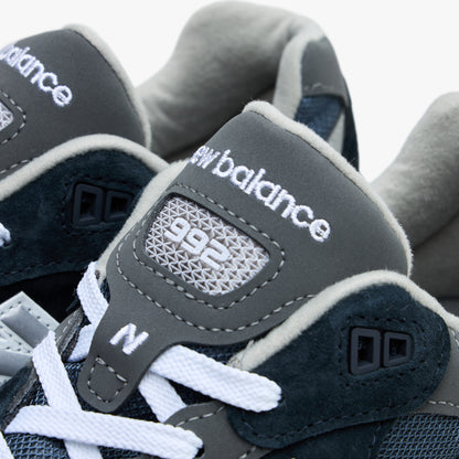New Balance Fabriqué aux États-Unis 992 Marine / Blanc