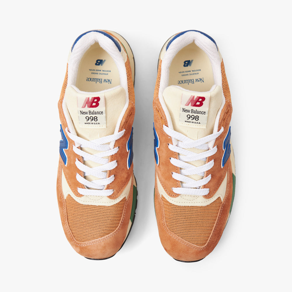 New balance royal top white orange