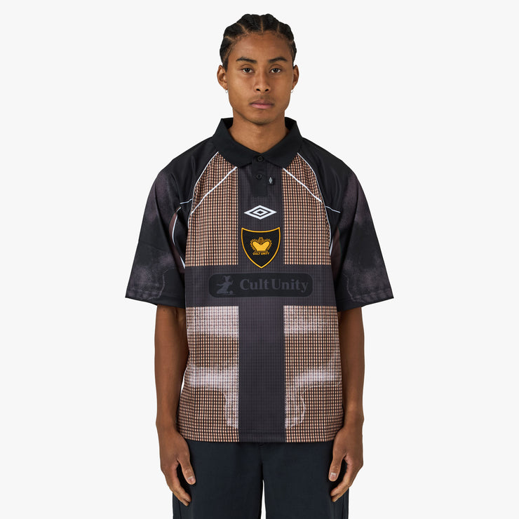 Umbro Cult Unity Check Polo Beige / Black 1