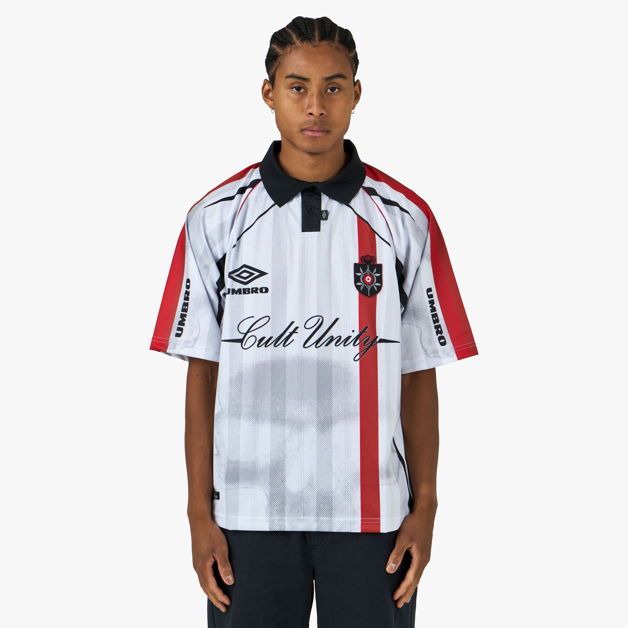Umbro 01/03 Polo White / Red – Livestock