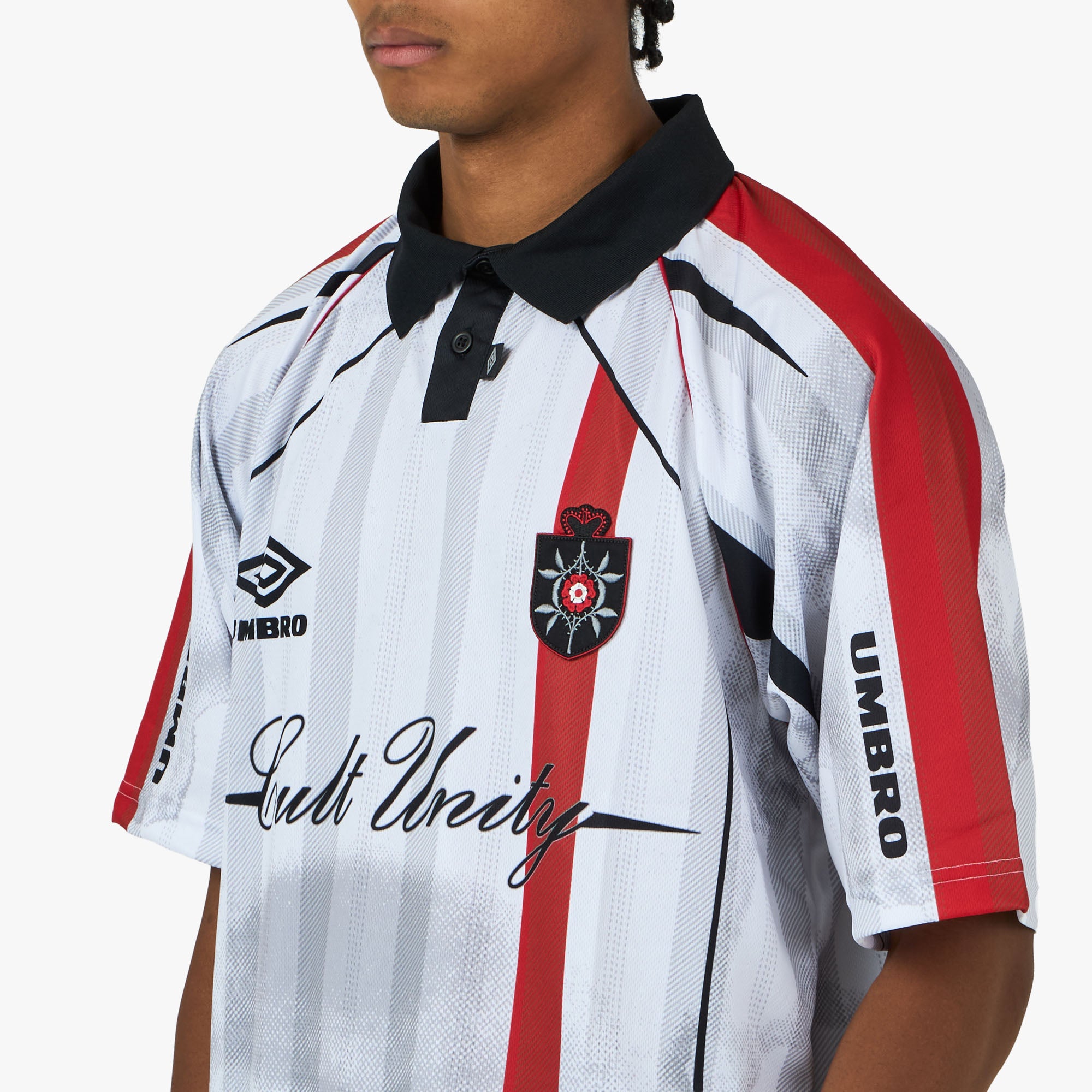 Umbro 01/03 Polo White / Red | Livestock