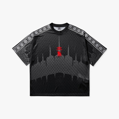 T-shirt Umbro History Tape Kit Noir / Rouge - Anthracite