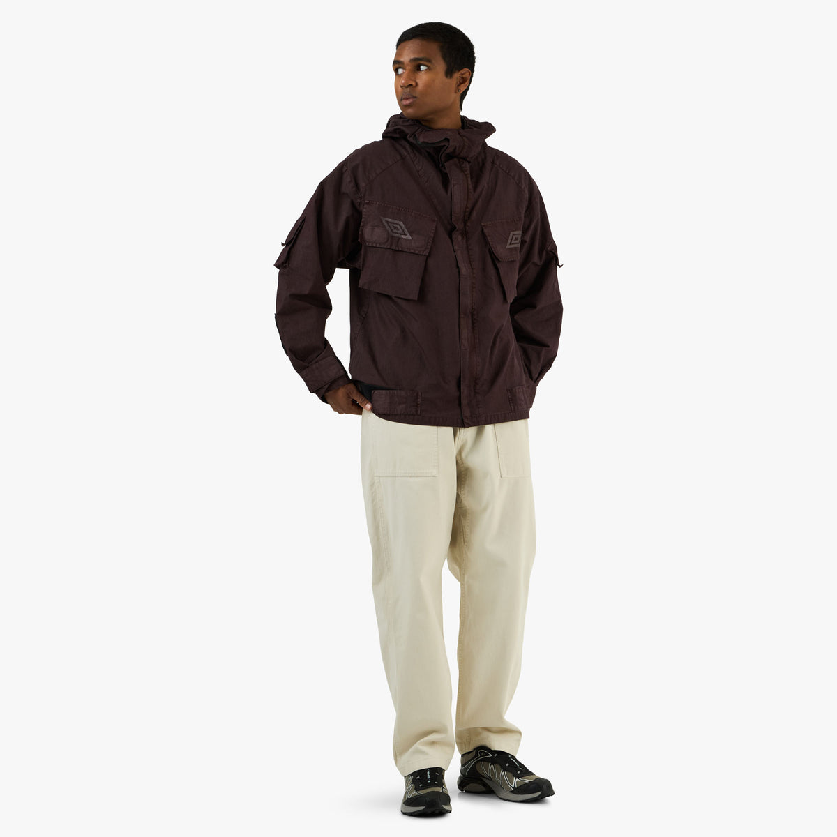 Veste Umbro Midfield Prune / Gris