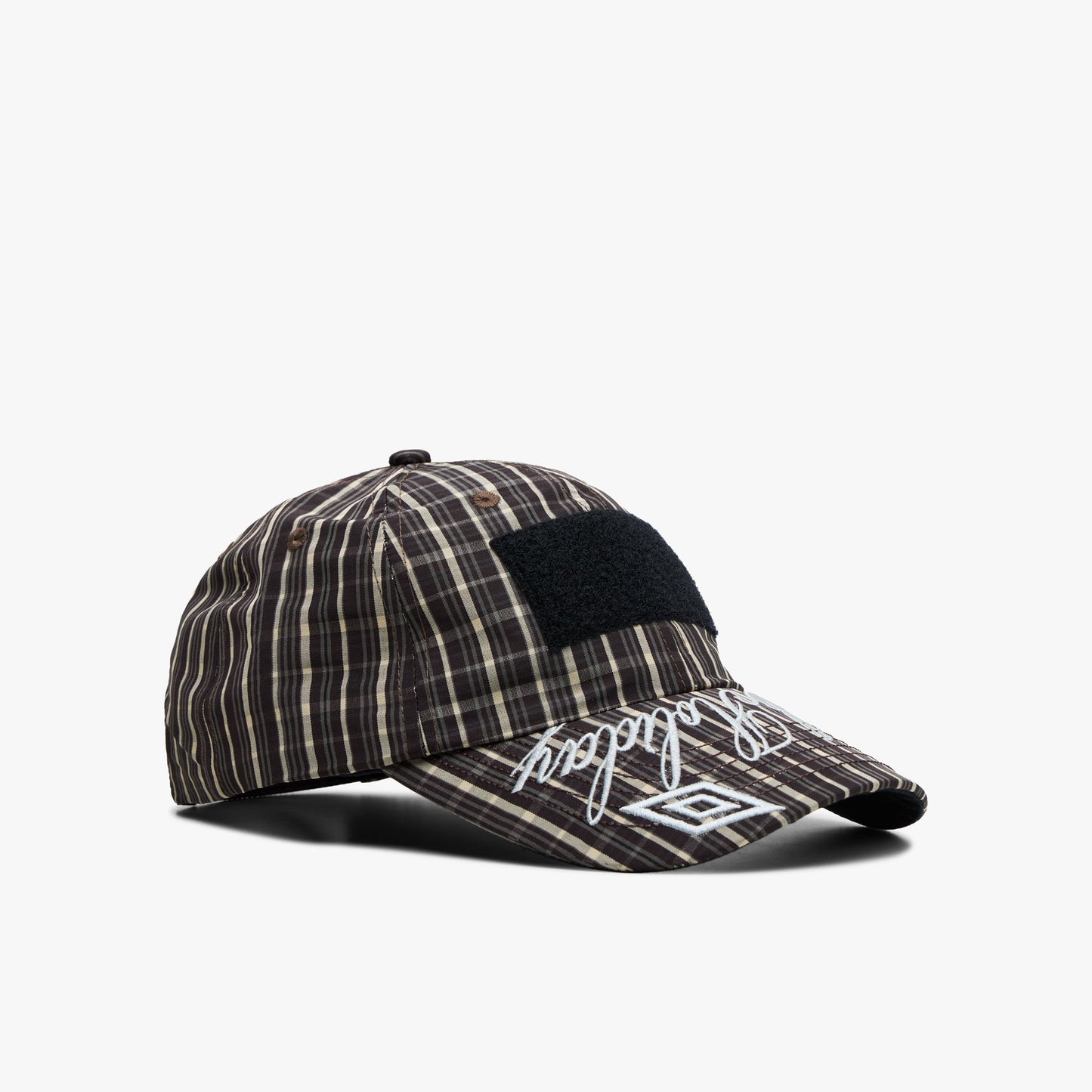 Casquette Umbro Check Hazard Beige / Marron foncé