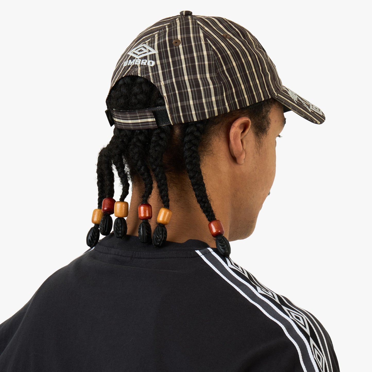 Casquette Umbro Check Hazard Beige / Marron foncé