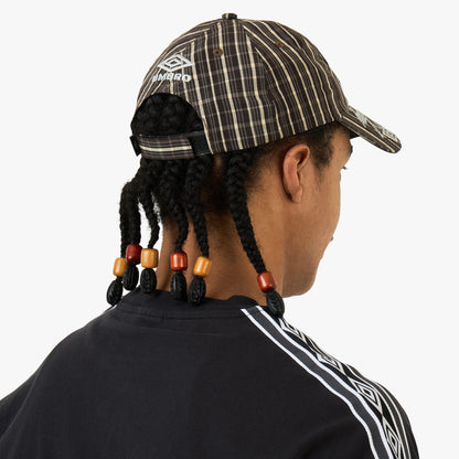 Casquette Umbro Check Hazard Beige / Marron foncé
