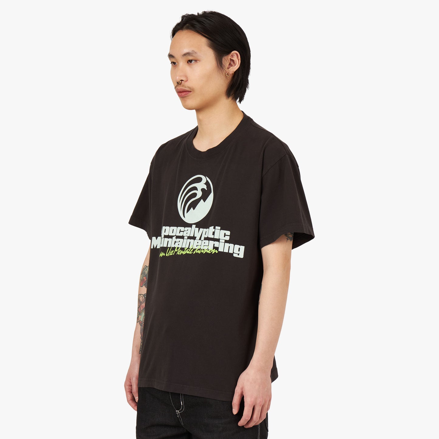 UXE Mentale Apocalyptic Mountaineering T-shirt / Noir