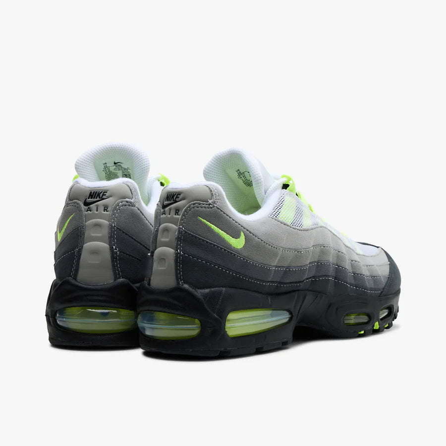 Nike Air Max 95 OG Noir / Jaune Néon - Gris Froid