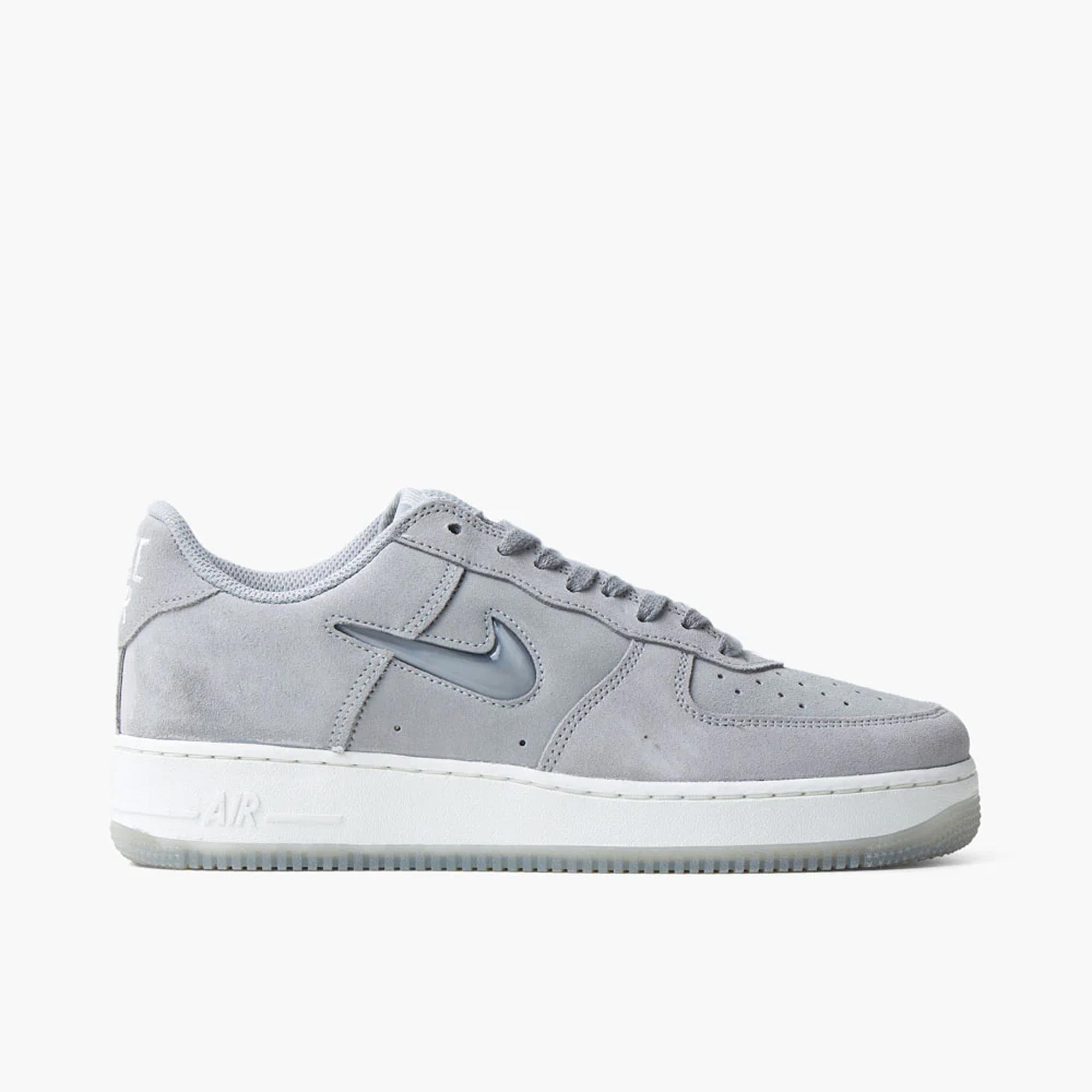 Nike air force shop 1 grey suede