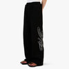 4YE Signature Zip Wide Pant Black/White 2