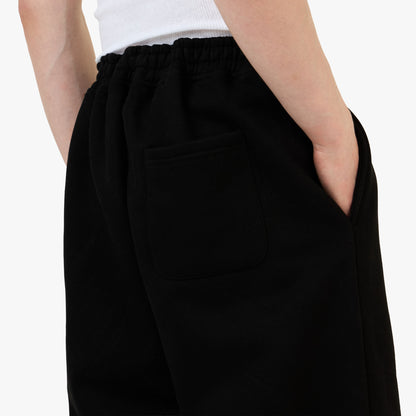 4YE Signature Zip Wide Pant Black/White