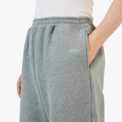 Pantalon large 4YE Signature Zip gris moyen / vert forêt