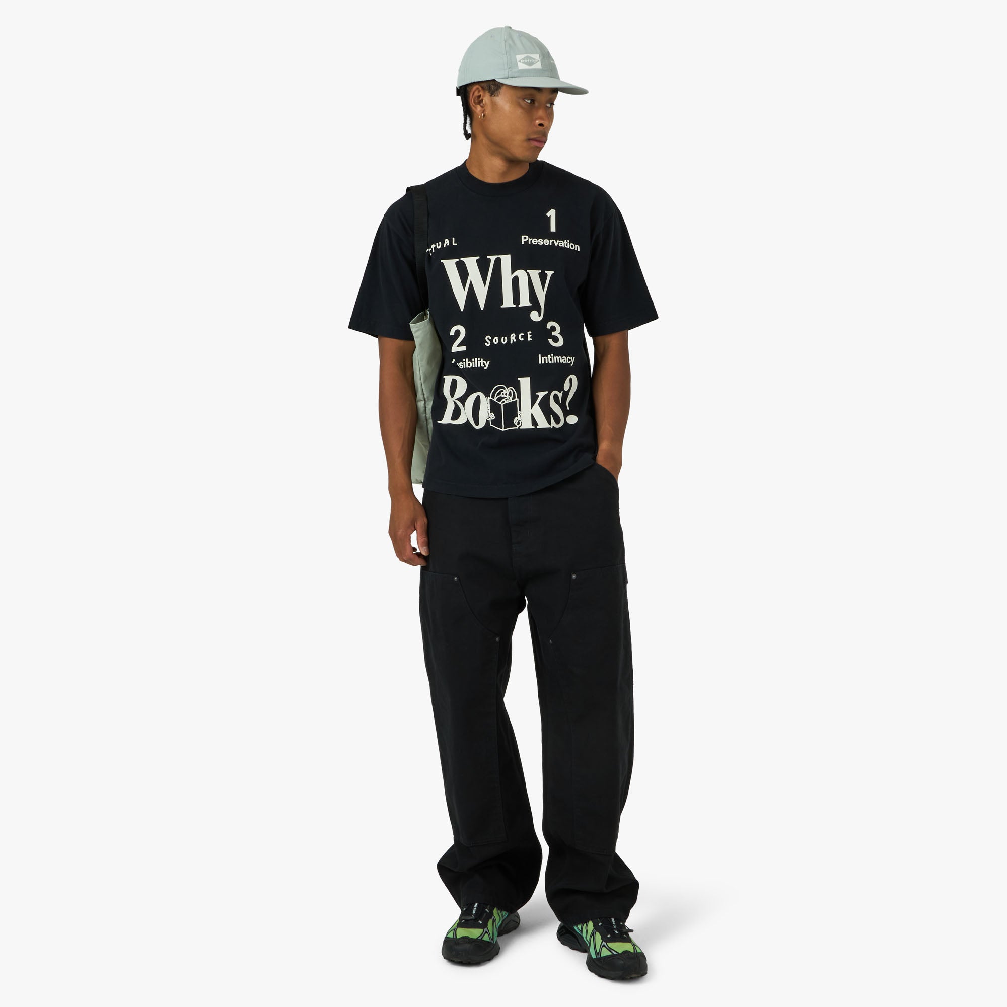 Actual Source Why Books T-Shirt Black – Livestock