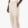 4YE Signature Pantalon à jambes larges Os / Brun 4