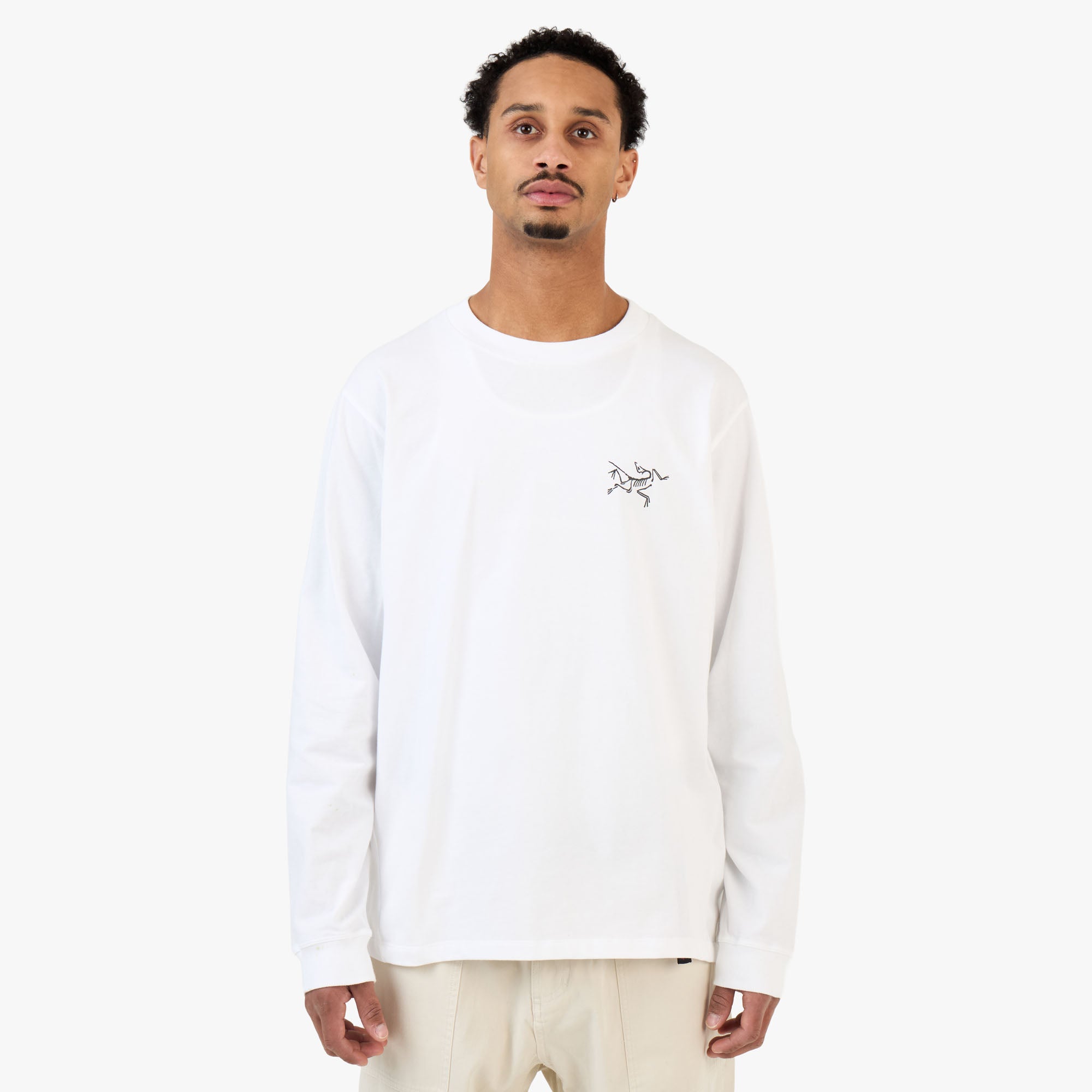 Arc'teryx Kragg Cotton LS White Light/Black – Livestock