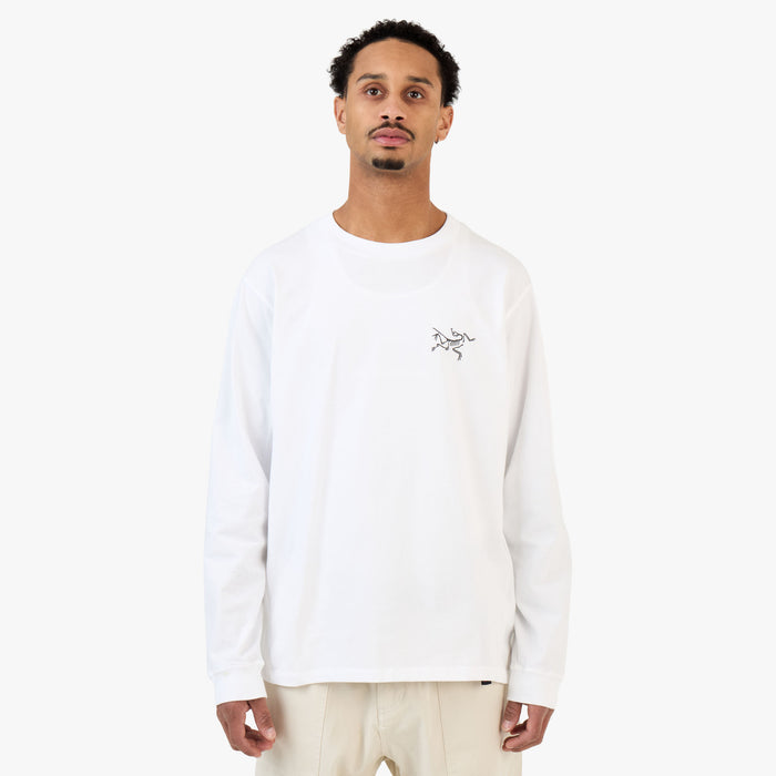 Arc'teryx Kragg Cotton LS White Light/Black 1