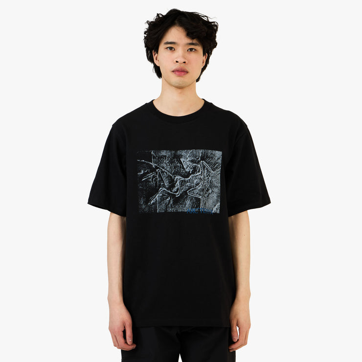 Arc'teryx Kragg Cotton Lithographica T-Shirt / Black 1