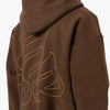 4YE Gear Zip Hoodie / Brown / Light Brown 5