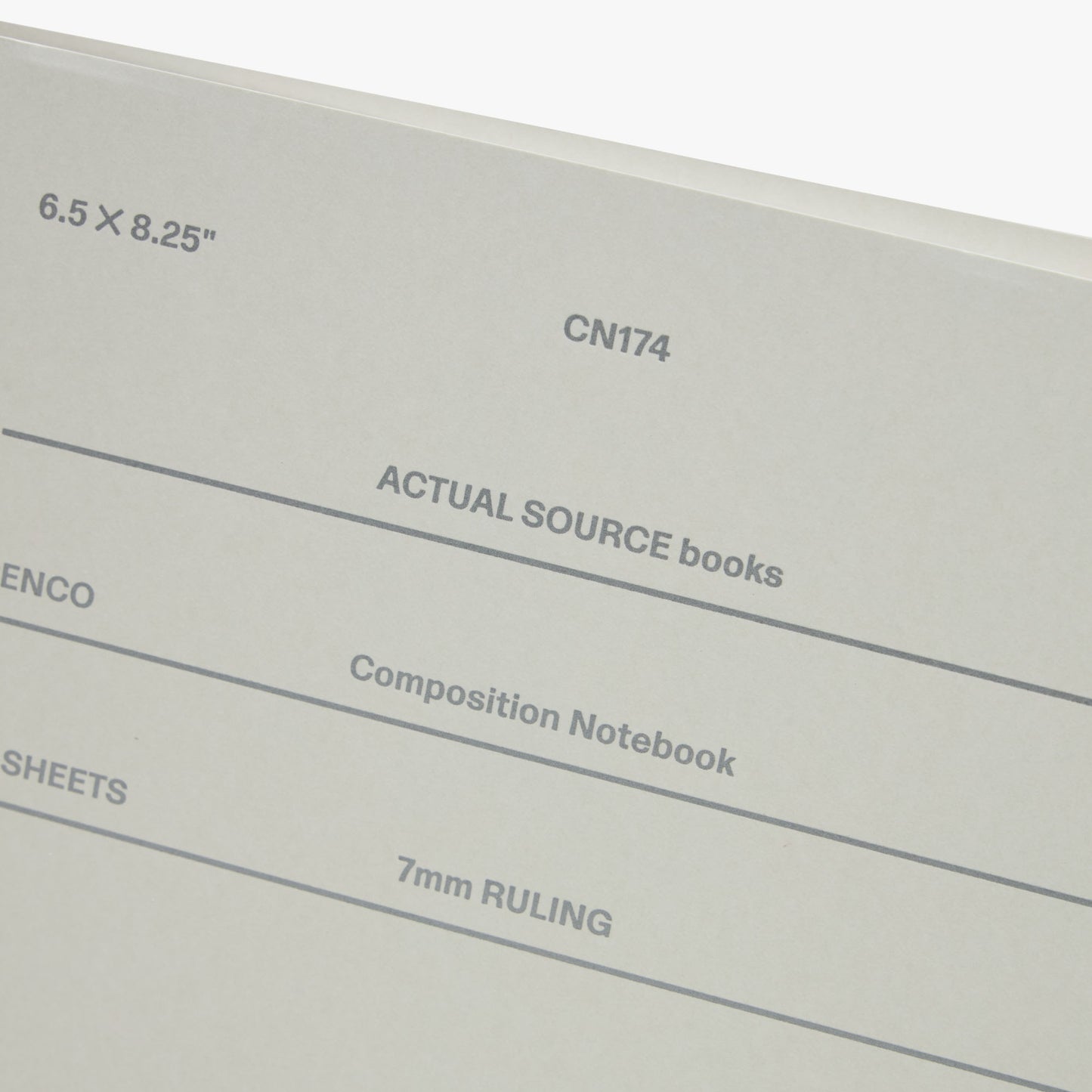 Actual Source + Penco ZZ410 Coil Notebook - Large Grey / Silver
