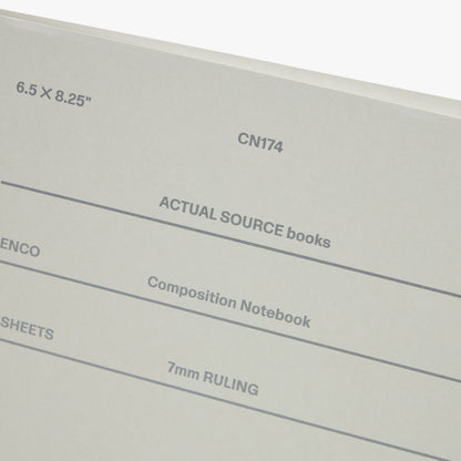 Actual Source + Penco ZZ410 Coil Notebook - Large Grey / Silver